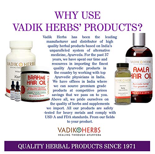 Vadik Herbs Organic Vasak (Vasaka) Powder – 100 Vegicaps | Made in USA