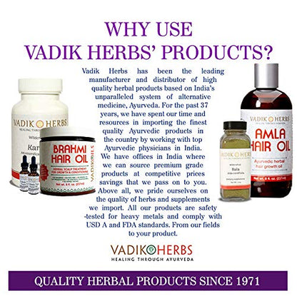 Vadik Herbs Organic Vasak (Vasaka) Powder – 100 Vegicaps | Made in USA
