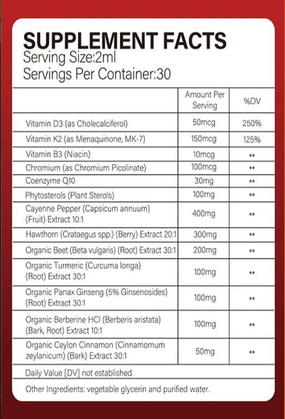 13-in-1: Cayenne Pepper Drops, Beetroot Drops & More | Natural Wellness Formula