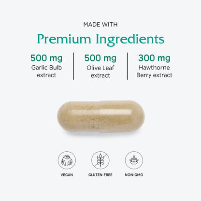 Vitanica VasoBlend: Heart Health with CoQ10, Magnesium and Arjuna
