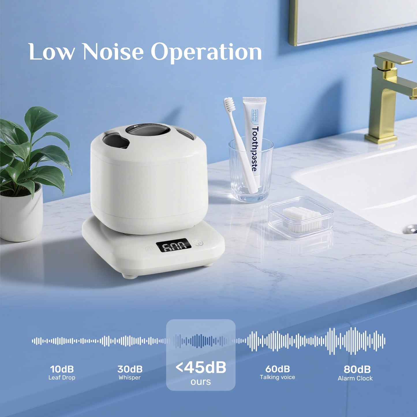 Vcyems Retainer Cleaner Machine | Ultrasonic Jewelry & Invisalign Cleaner 2025