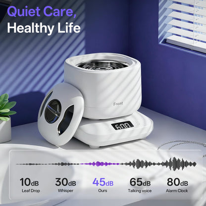 Vcyems Ultrasonic Jewelry Cleaner with UV Light - 42kHz, 3 Modes, Waterproof