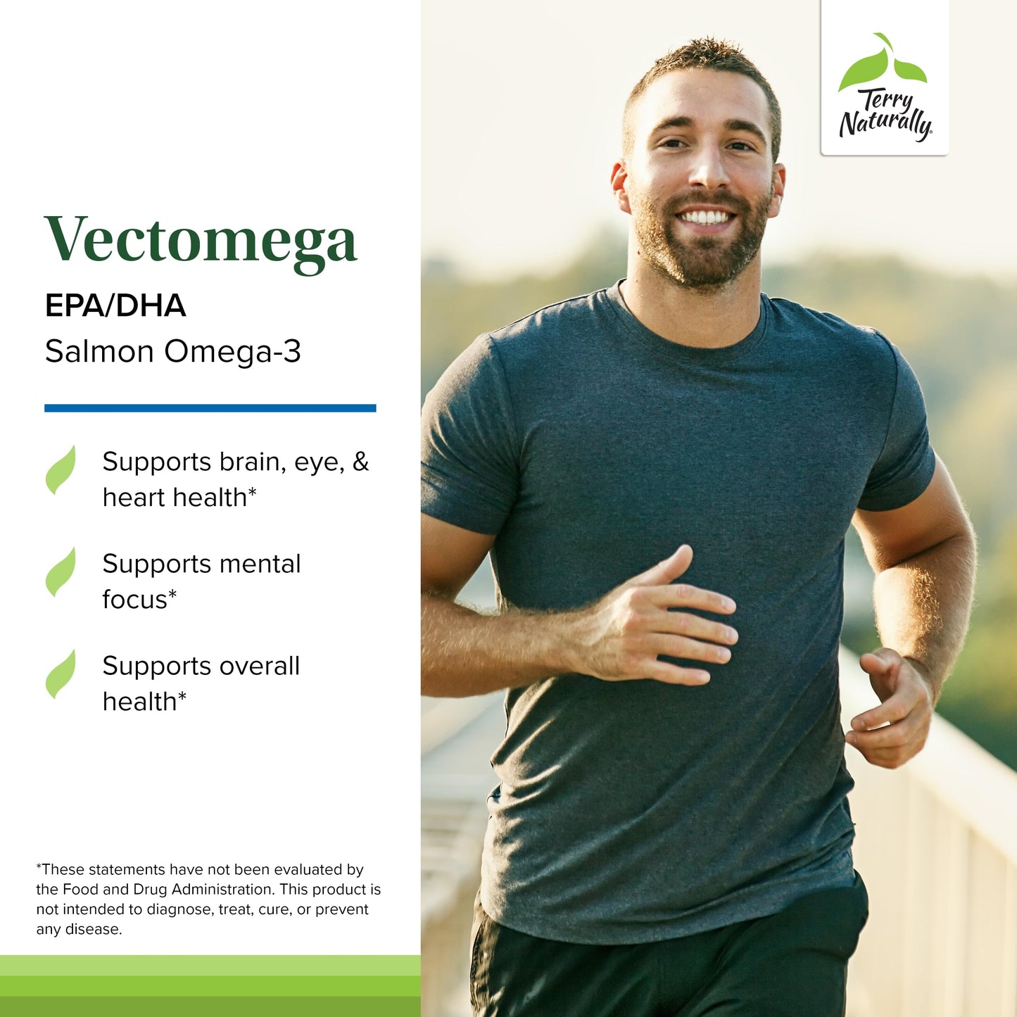 Vectomega EPA & DHA Omega-3 Tablets for Brain & Heart Health | Pack of 2