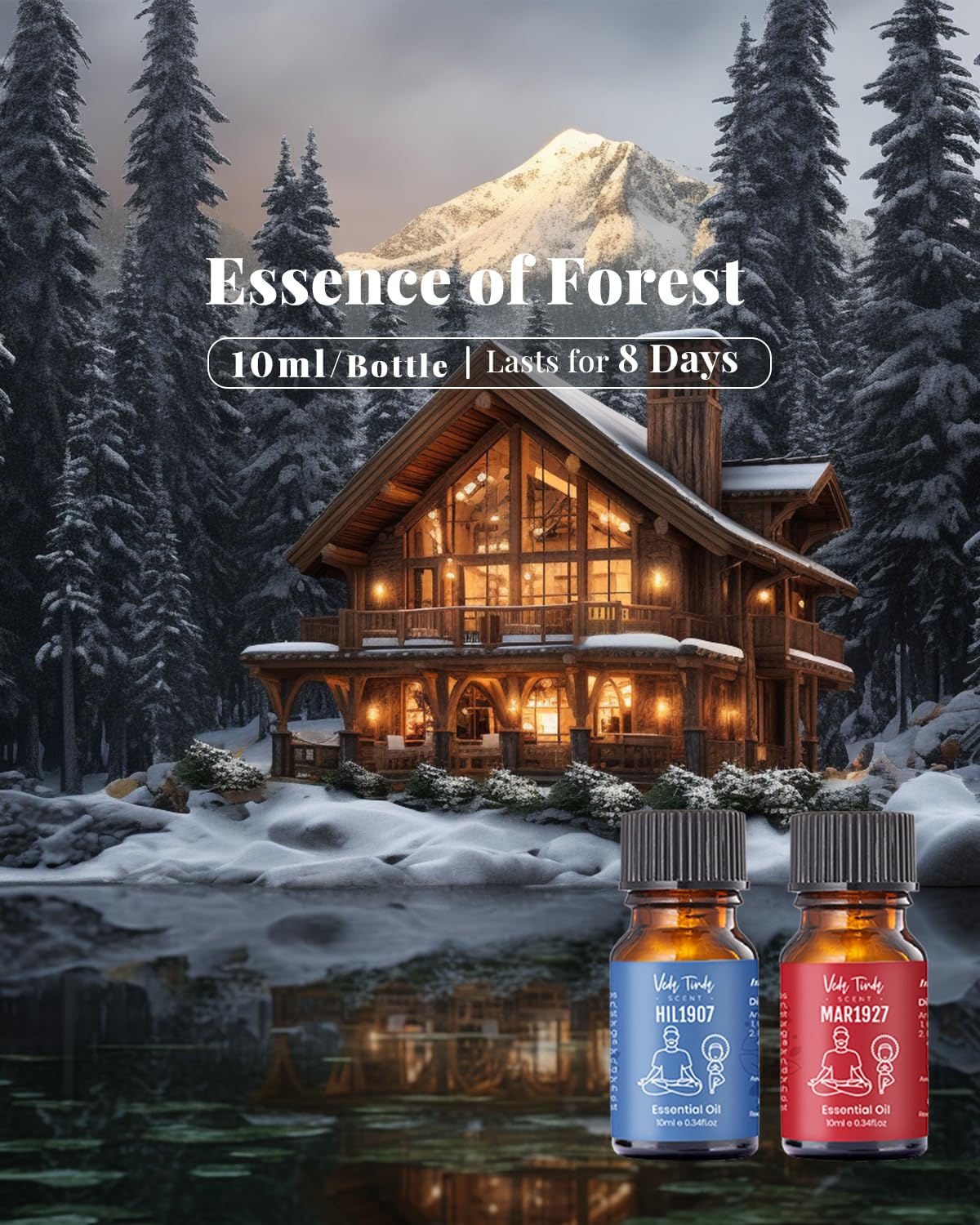 VEDA TINDA SCENT: Waterless Diffuser with Hotel Essential Oils – Luxury Home Fragrances