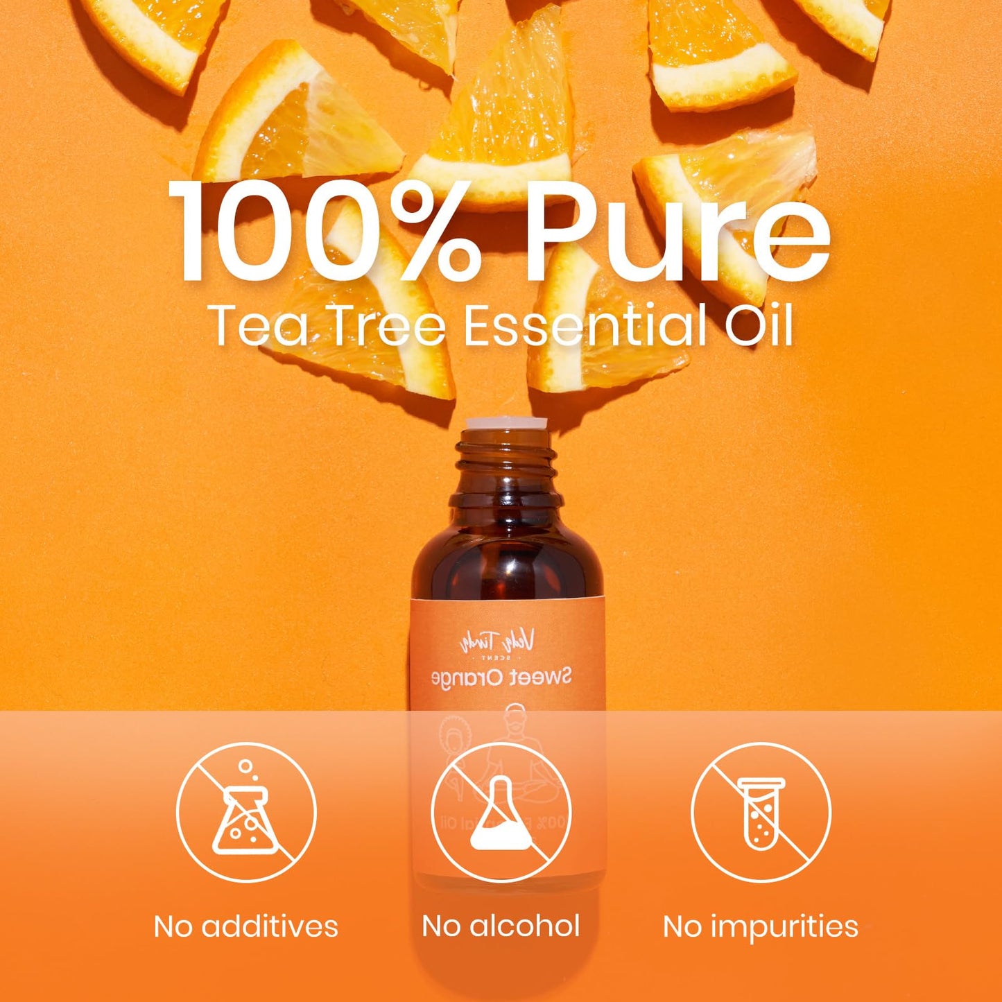 VEDA TINDA SCENT Sweet Orange Essential Oil – 100% Pure & Organic, 30 ml