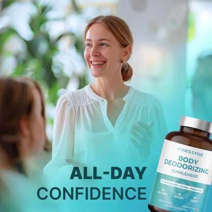 Body Deodorizing Supplement – Internal Chlorophyllin Capsules (Vegan, Made in USA)