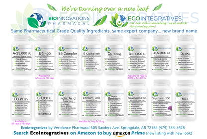 EcoIntegratives B2-400 Pure Riboflavin – Energy, Mental Clarity, Cellular Health | 120 Vegan Capsules