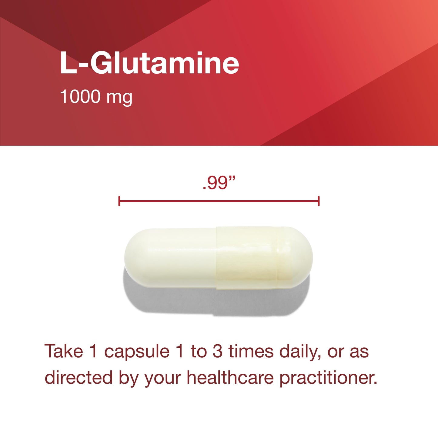 PROTOCOL FOR LIFE BALANCE L-Glutamine 1000mg - Gut Health & Immune Support - 120 Veg Caps
