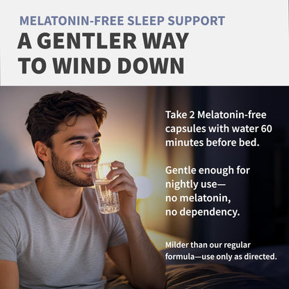 12-in-1 Sleep Support Capsules – Melatonin-Free, Non-Habit Forming (90 Caps)