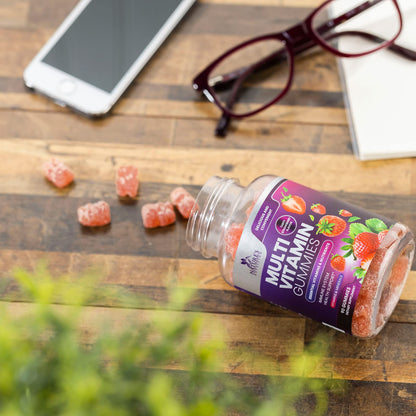 Multivitamin Gummies for Adults – Immune Support (A, C, D, B12) 90 Gummies
