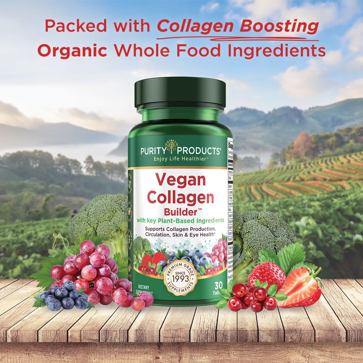 Vegan Collagen Builder – 30 Servings | Plant-Based Collagen Support