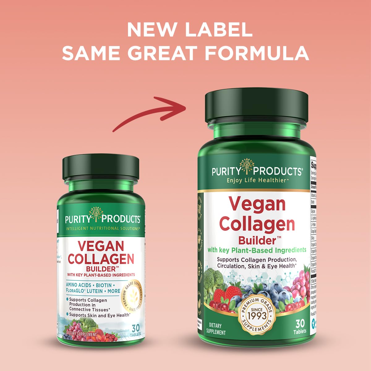 Vegan Collagen Builder – 30 Servings | Plant-Based Collagen Support