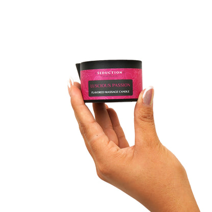Tropical Scented Massage Oil Candle – Vegan Full Body Massage & Home Spa