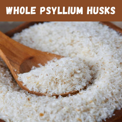Sownandgrown Psyllium Husk Whole – 12 oz Fiber Supplement, Gluten Free, Vegan, Non-GMO