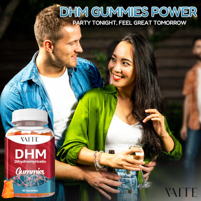 DHM 600mg Gummies – Ampelopsis Grossedentata Extract, Vegan & Non-GMO
