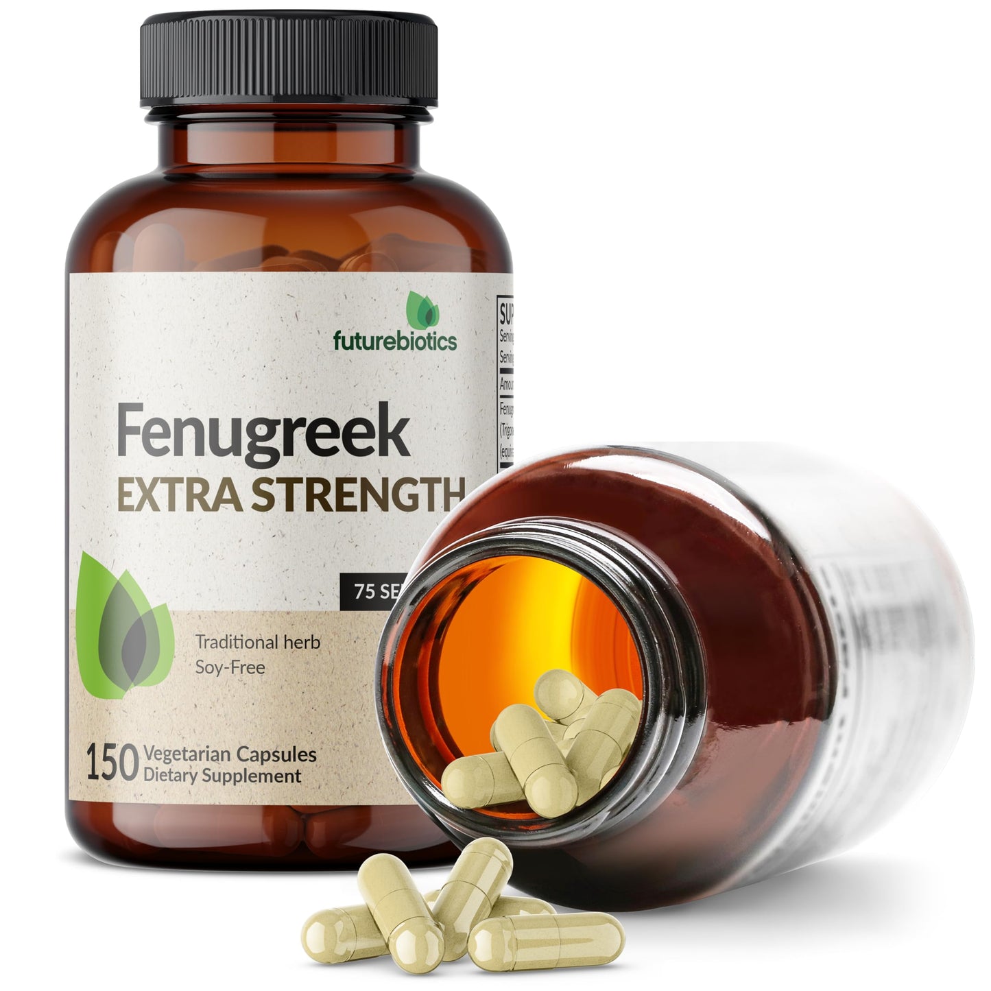 Futurebiotics Fenugreek Extra Strength – Non-GMO, Vegan, 150 Capsules