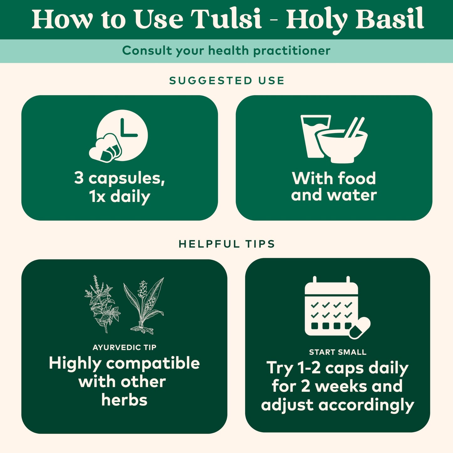 ORGANIC INDIA Tulsi Holy Basil Capsules - Immune Support, Stress Relief, 90 Capsules