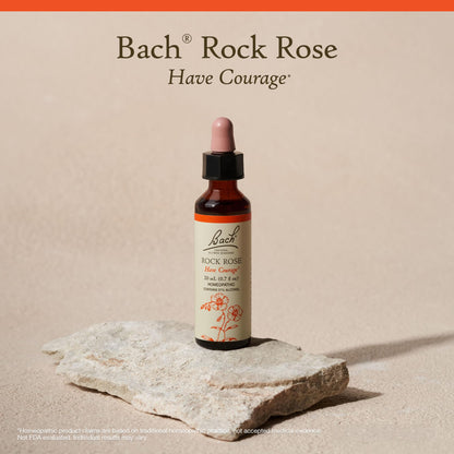 Bach Original Flower Remedies: Rock Rose – Have Courage | 20mL Dropper