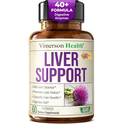 Vegan Liver Cleanse Detox & Repair – 60 Capsules | Milk Thistle, Dandelion & Artichoke