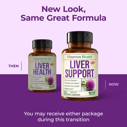 Vegan Liver Cleanse Detox & Repair – 60 Capsules | Milk Thistle, Dandelion & Artichoke