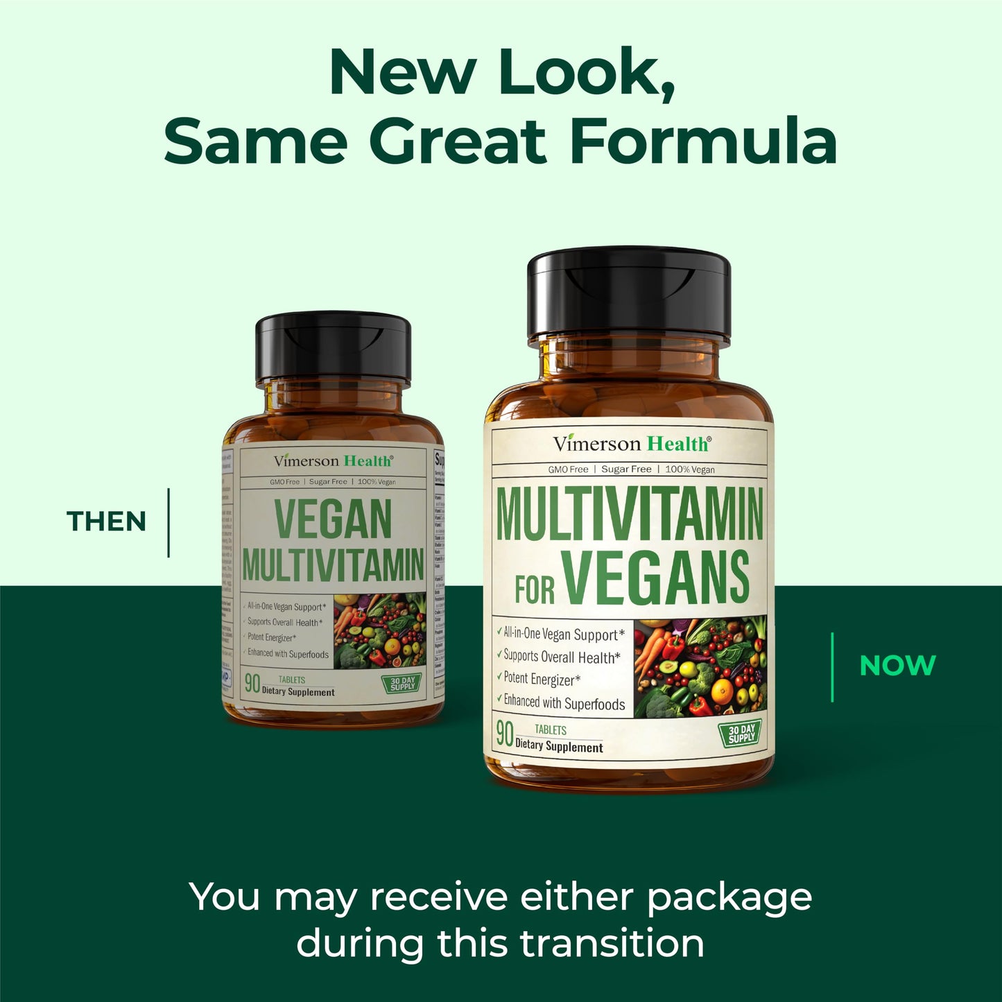 Vegan Multivitamin for Women & Men – 90 Tablets, 23 Essential Nutrients