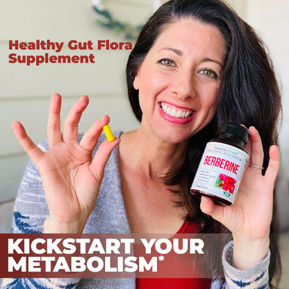 Vimerson Health Berberine 1800mg – Immune, Cardiovascular & Gut Support | Vegan & Non-GMO