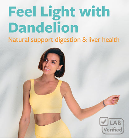 USDA Organic Dandelion Root Extract 10:1 – High Potency Liver Support (4 Month Supply) – Vegan & Non-GMO