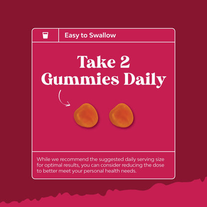 Fertility Gummies for Women Trying to Conceive - Yummy Gummy Juicy Peach (30 Servings) | Vegan, Non-GMO & Gluten Free