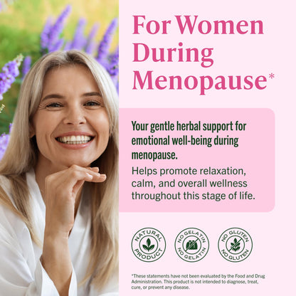 HERBAMAMA Vitex Berry Capsules – 1000mg Vitex Chasteberry for Menopause Support* – Vegan, Non-GMO – 50-Day Supply