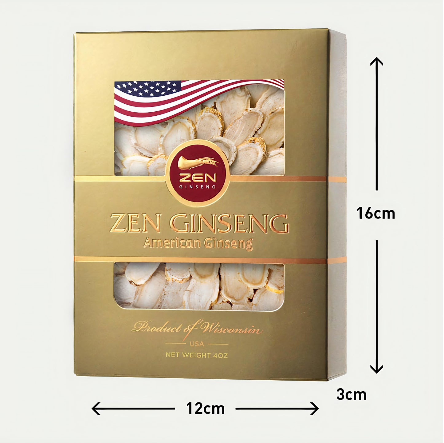 American Wisconsin Ginseng Slices – Energy, Performance & Focus (4 oz)