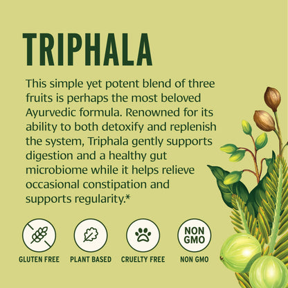 Triphala Powder Organic – Digestive Support | Banyan Botanicals (1/2 lb)
