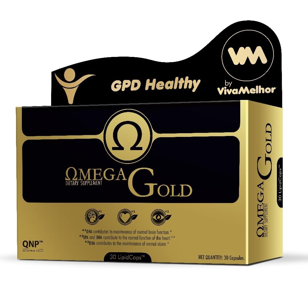 Vegan Omega Gold: Plant-Based Omega 3, 6 & 9, 30 Capsules