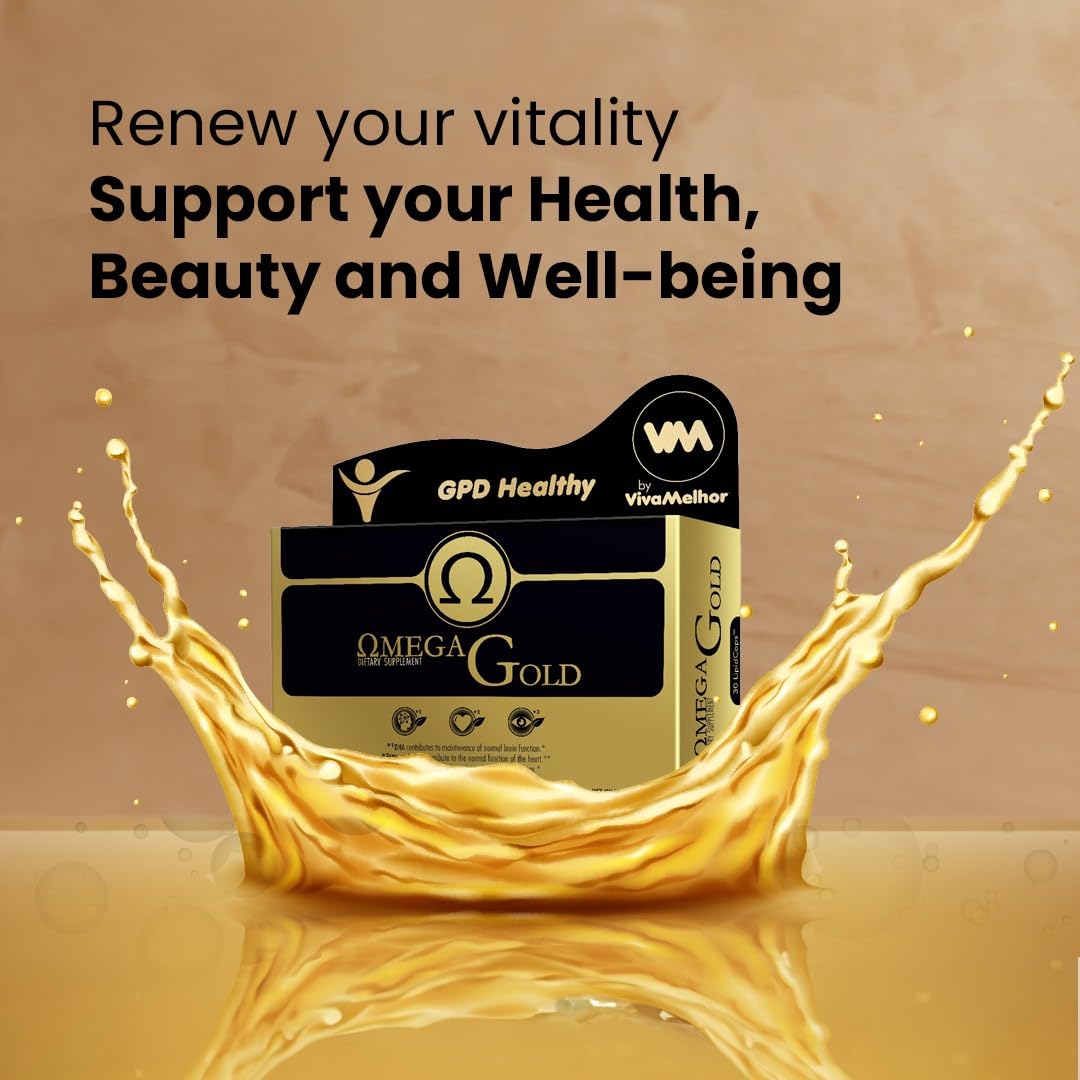 Vegan Omega Gold: Plant-Based Omega 3, 6 & 9, 30 Capsules