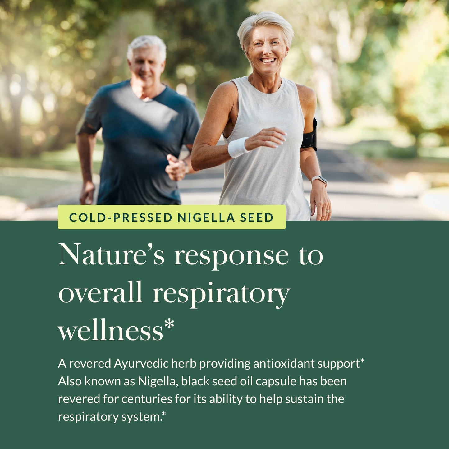 Gaia Herbs Black Seed Oil – Cold-Pressed Nigella sativa Capsules for Lung & Respiratory Support | 60 Vegan Phyto-Capsules