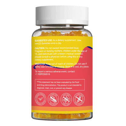 2 Pack Mullein Gummies 3000MG, Sugar Free Mullein Gummies with Bromelain & Quercetin, Mullein Leaf Extract Supplements for Lungs, Vegan, 120 Count