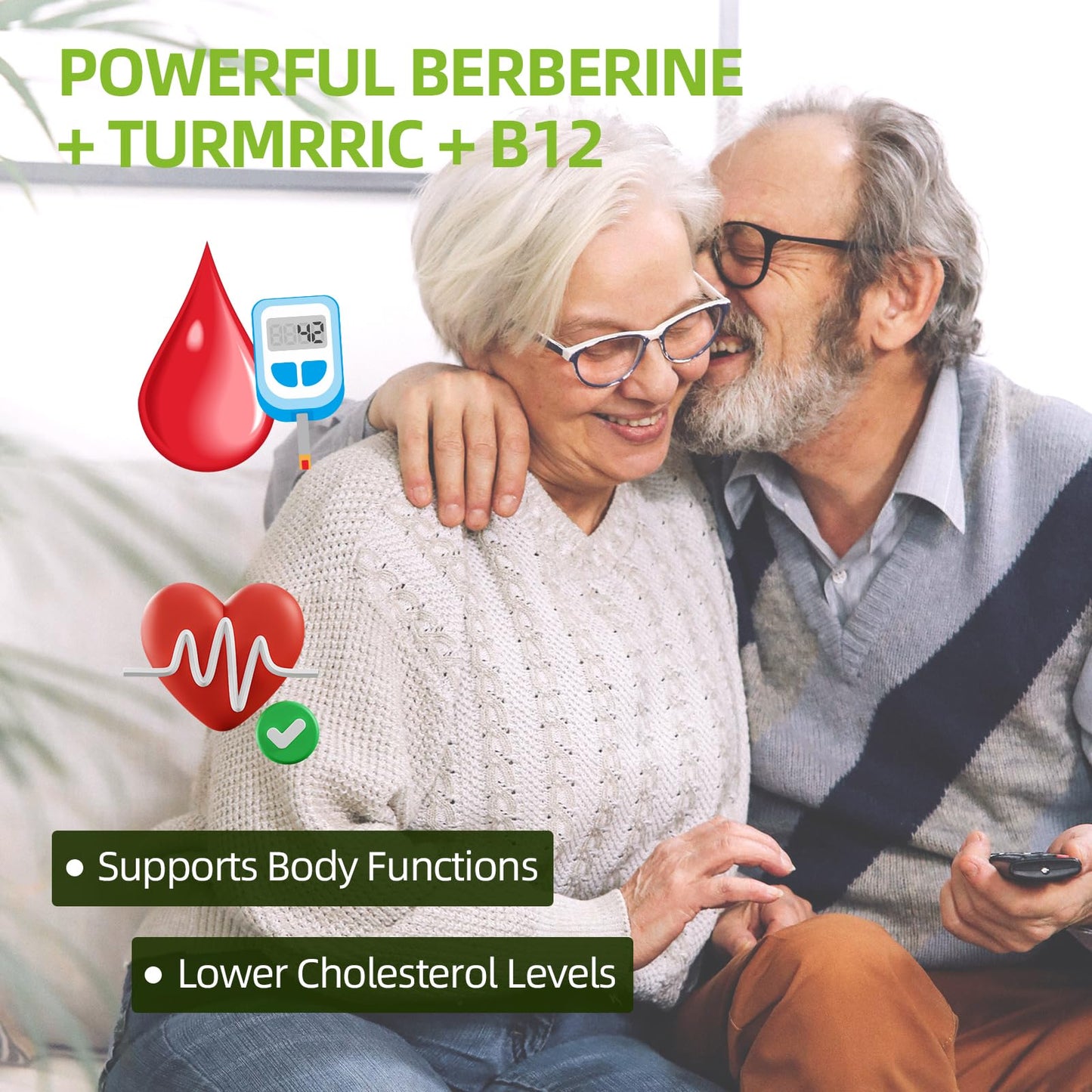 Berberine Gummies with Ceylon Cinnamon 1500mg | Immune & Metabolism Support | Sugar Free Pineapple 60 Count
