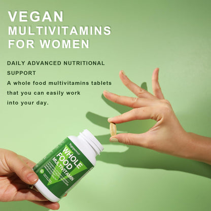 VEGEPOWER Vegan Whole Food Multivitamin for Men & Women | Methylated Formula - 180 Count