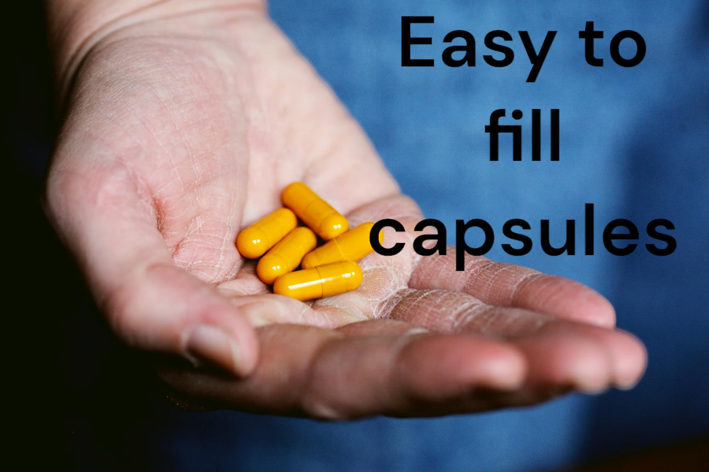 T.E. Neesby Vegan Empty Pill Capsules - Size 00, 600 Count, Clear Caps