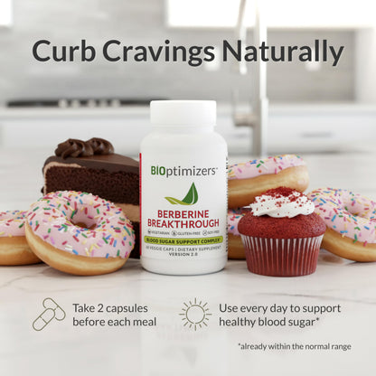BIOptimizers Berberine Supplement - Weight Loss & Glucose Support (Vegetarian, Gluten & Soy Free)