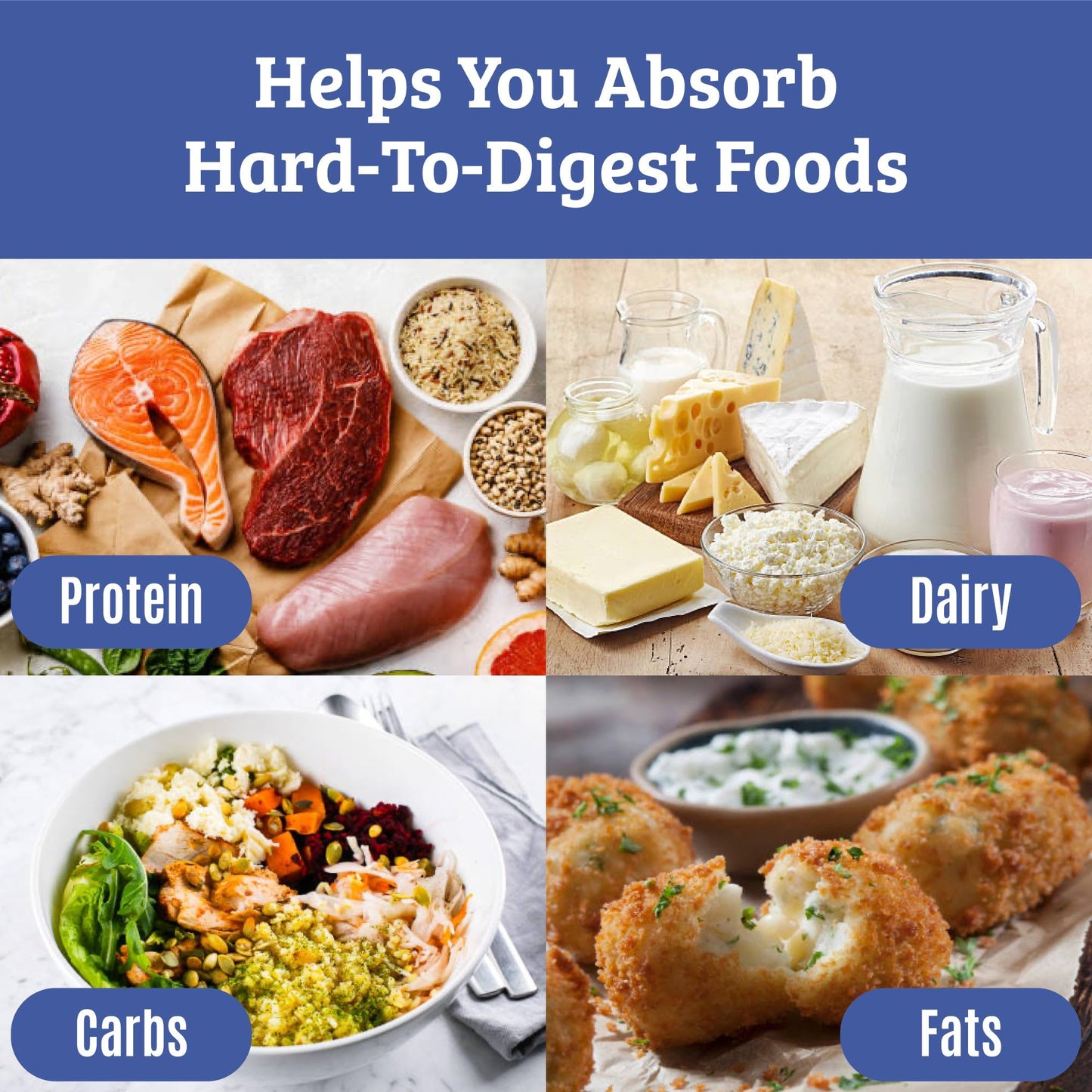Best Digestive Enzymes for Women & Men – Lactase, Lipase, Amylase, Bromelain | Gallbladder Support