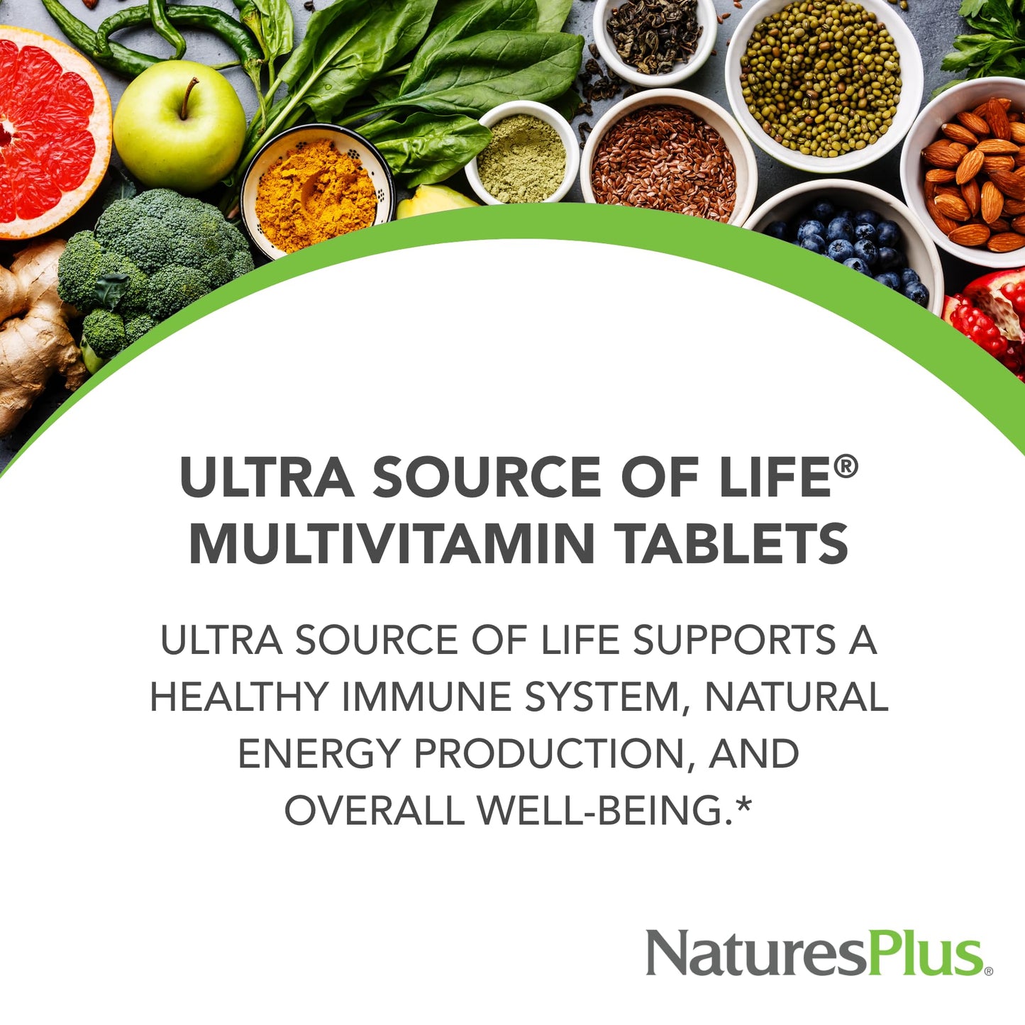 NaturesPlus Ultra Source of Life Multivitamin – 90 Tablets | Immune Support, Energy & Well-Being | Vegetarian & Gluten Free