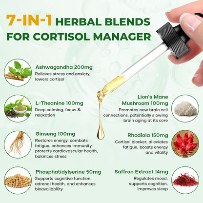 VEGETUSMAX Cortisol Drops – Sleep Support & Stress Relief for Women