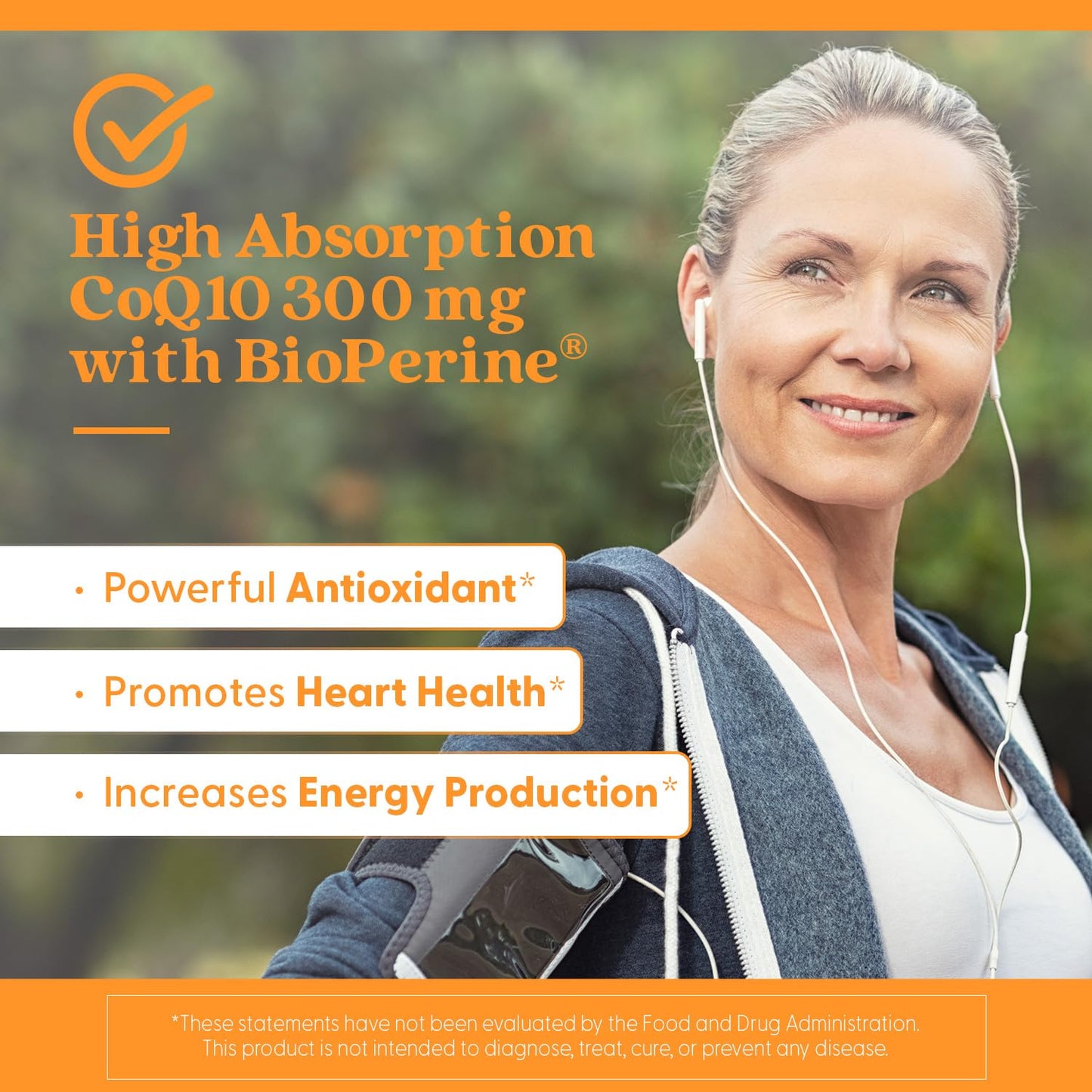 Doctor's Best High Absorption CoQ10 - Heart & Energy Support with Bioperine