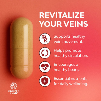 Vein Support for Legs & Veins – Horse Chestnut, Flavonoids, Vegan