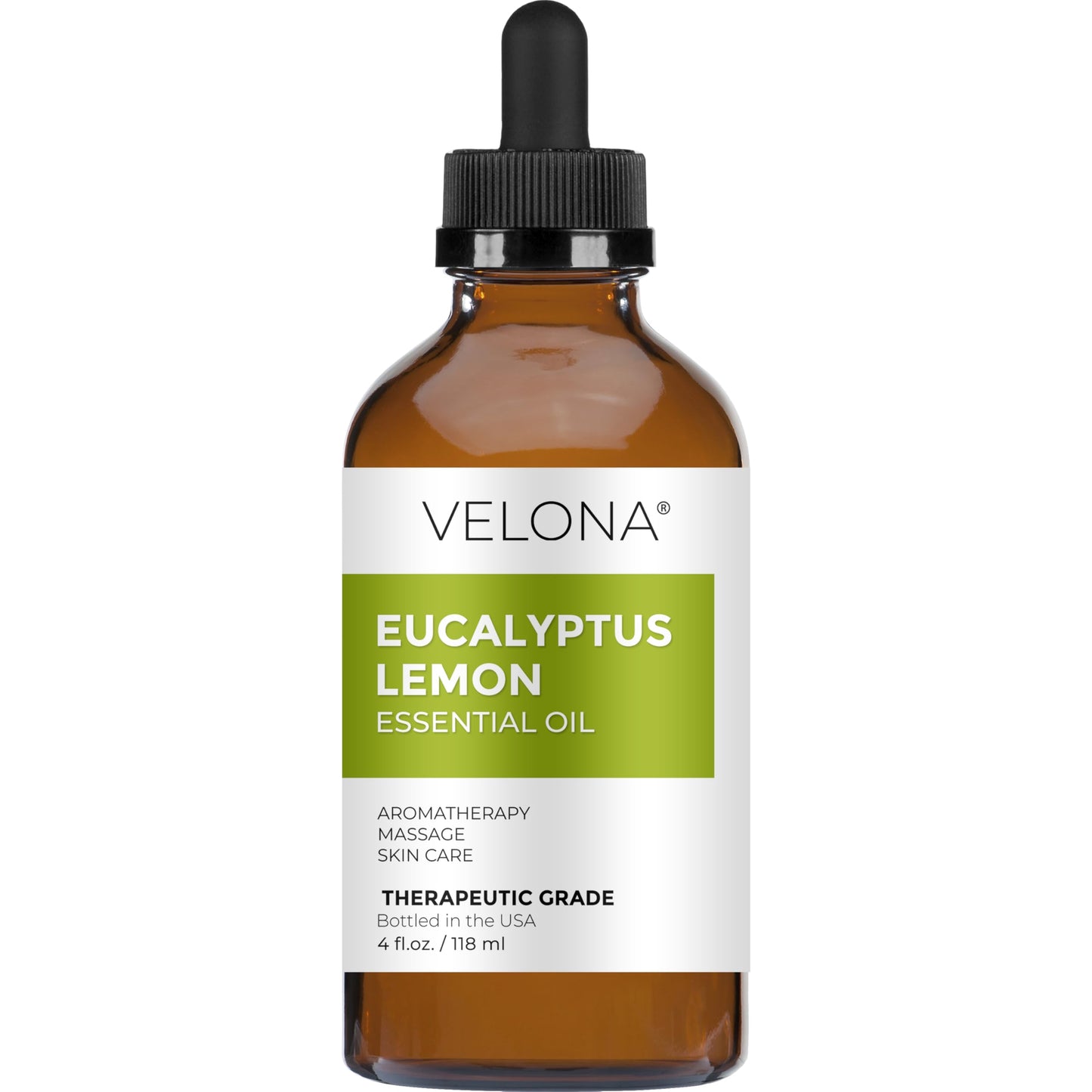 Velona Eucalyptus Lemon Essential Oil – 4 fl oz, Therapeutic Grade, Undiluted