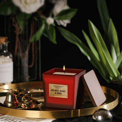 Deluxe Noble Scented Soy Candles – Velvet Rose & Oud, 7.05oz