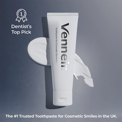 Venneir Professional Toothpaste for Veneers, Implants & Crowns – Whitening & Stain Removal | SLS Free