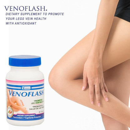 VenoFlash Regular - Leg Vein Health Supplement | Supports Circulation
