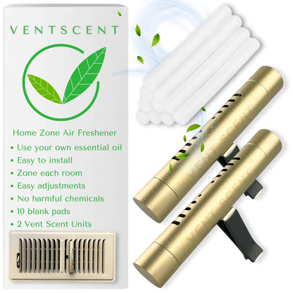 Vent Scent Whole Home Air Freshener | Custom Scent & Passive Diffuser