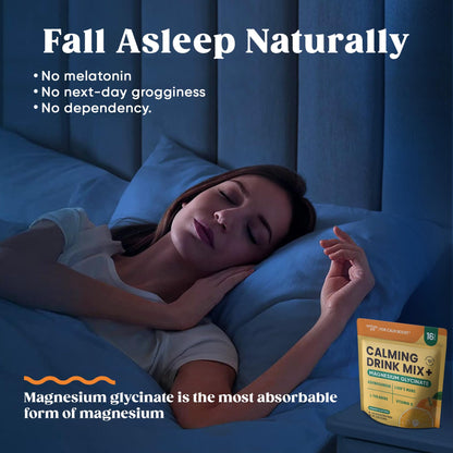 Venture Pal Calming Magnesium Glycinate Drink Mix – Sugar Free, Vegan, On-The-Go